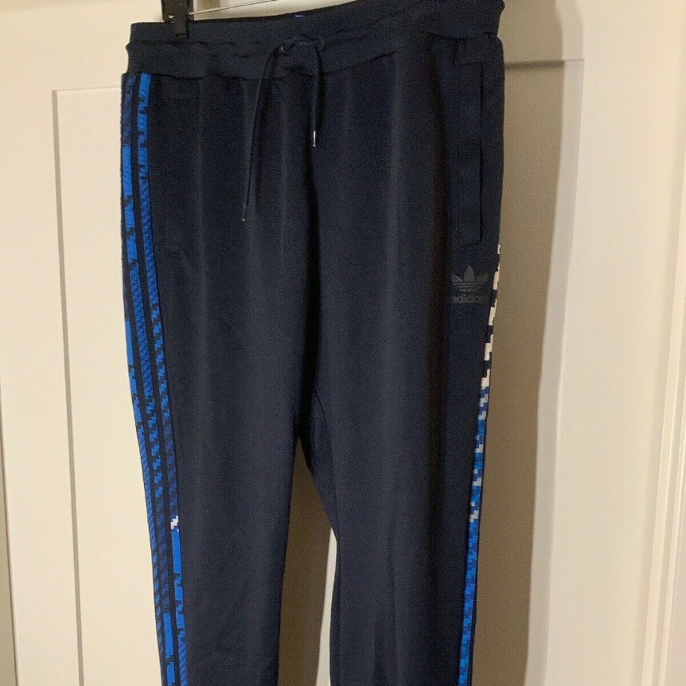 Adidas Originals Track Pants Size XL Navy Blue